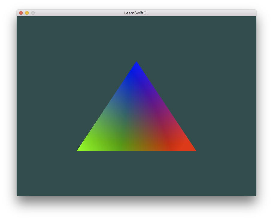Image of interpolated triangle